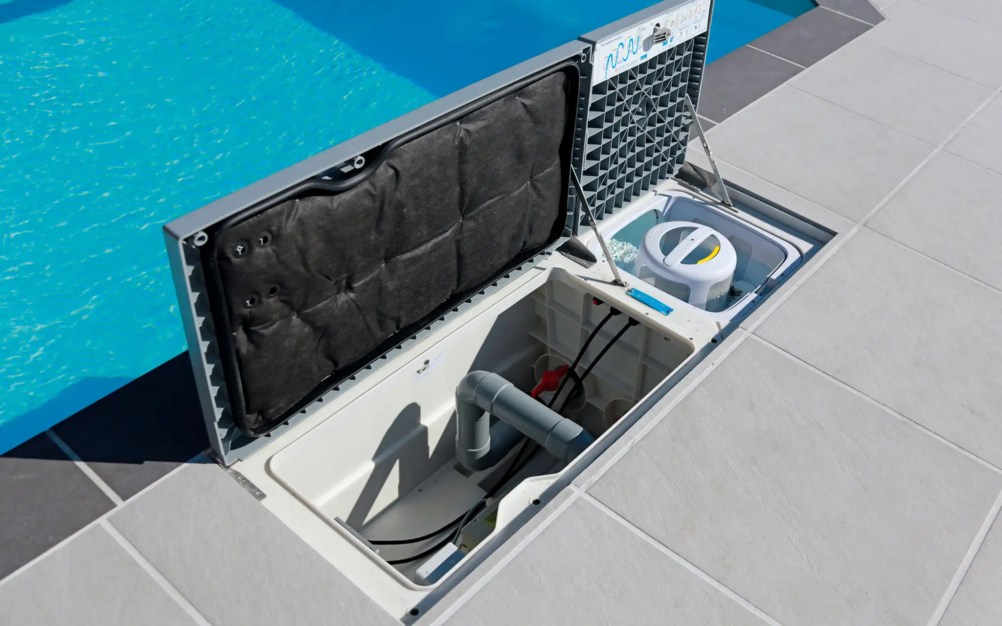 Pool-Filtertechnik patentierte Desjoyaux Poolfilter