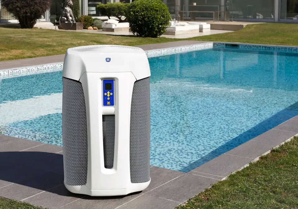 Pool heizen mit Luft-Wärmepumpe