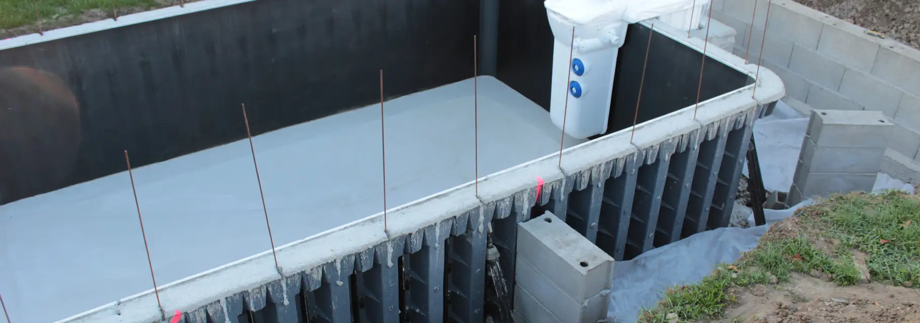 Poolstruktur Schwimmbad modulares Pool-System
